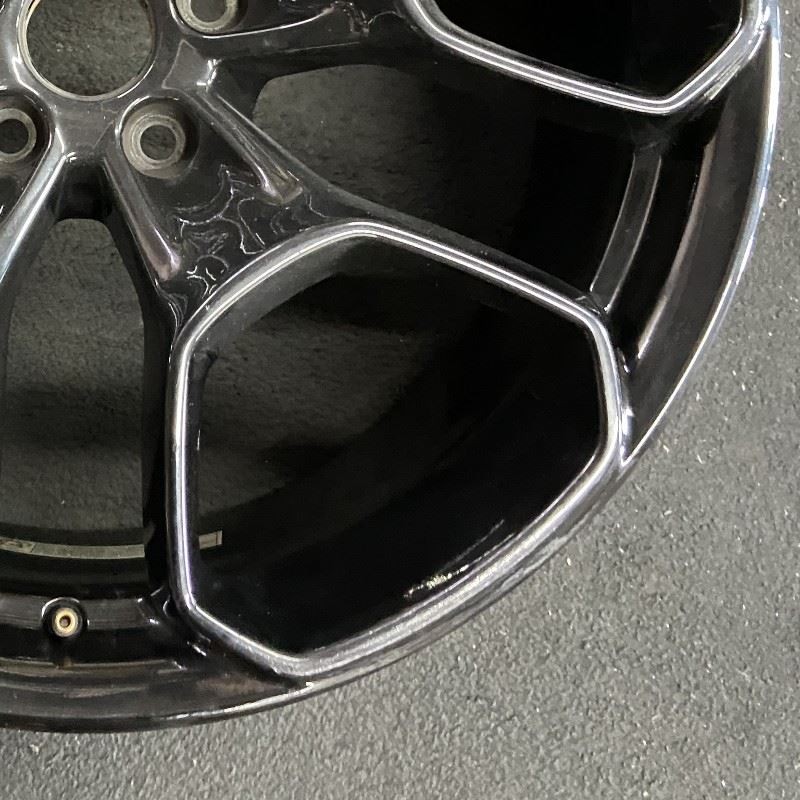 Front Lamborghini Huracan Black OEM Wheel 20” 2016-2018 Original Rim 4T0601017