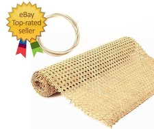 Cane Webbing 24" Natural Rattan Roll 3.3ft w/Groove Chair Caning Spline