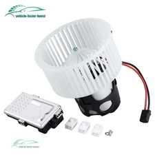 Front HVAC Heater Blower Motor Resistor Kit for BMW 528i 535d xDrive 535i 550i