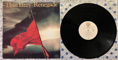 Thin Lizzy   Renegade ; 1981 LP 1ST EDITION VINYL EX COVER VG+ SAWCUT