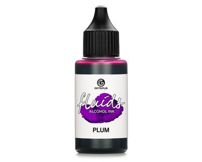 30ml Fluids  Alcohol Ink PLUM, Alkoholtinte für Fluid Art und Resin, violett