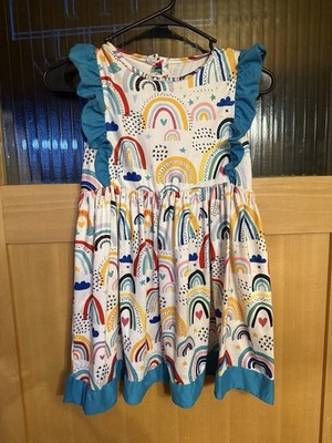 ruffles by tutu and lulu Rainbows Size 8