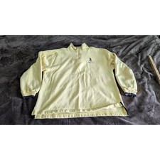 Walt Disney World Womens Yellow Pullover Sweatshirt Minnie Mouse Large