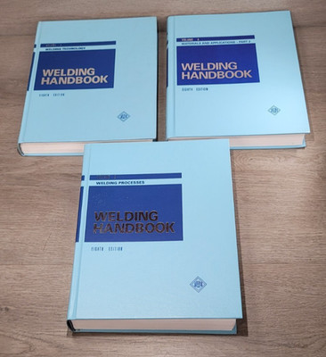 Welding Handbooks  Vol. 1 2 & 4 Welding Technology Hardcover 8th ed Lot of 3 Vol