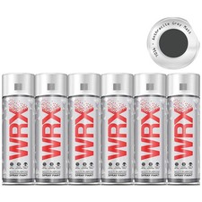 6X WRX Matt Anthracite Grey 7016M Multi Purpose Aerosol Spray Paint 400ml