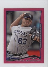 2014 Topps Mini Pink BCA 24/25 Rafael Betancourt #139 19bx