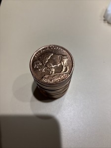 1 Ounce Pure 999 Copper Round Coin Bullion