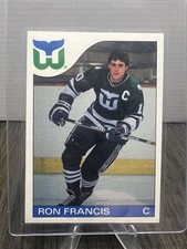 1985-86 O-Pee-Chee #140 Ron Francis Near Mint Set Break