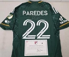 Portland Timbers CRISTHIAN PAREDES Signed Match Used Soccer Jersey 2024 Season