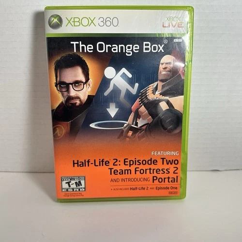 New ListingThe Orange Box Xbox 360 2007 Complete CIB Half Life 2 Team Fortress Portal