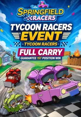   Monopoly SPRINGFIELD RACERS Event Guaranteed Win Full Carry 3+1your 