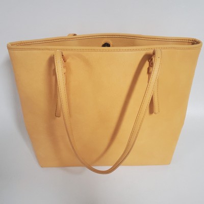 Urban Expressions Purse Satchel Bag Mustard Yellow Vegan Leather