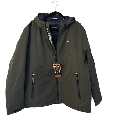 Tommy Hilfiger Men s Green Stretch Water & Wind Resistant Jacket Sz XXL NWT