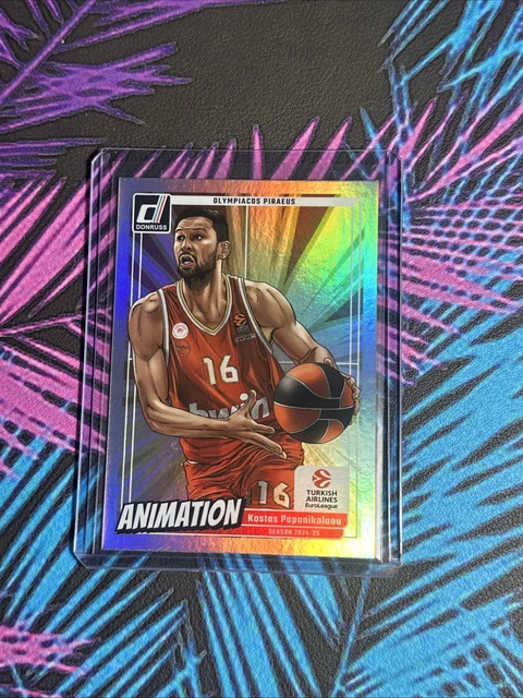 2024-25 Panini Donruss Euroleague Kostas Papanikolaou ANIMATION CASE HIT