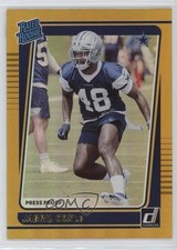 2021 Panini Donruss Rated Rookie Press Proof Premium Jabril Cox #317 1if9