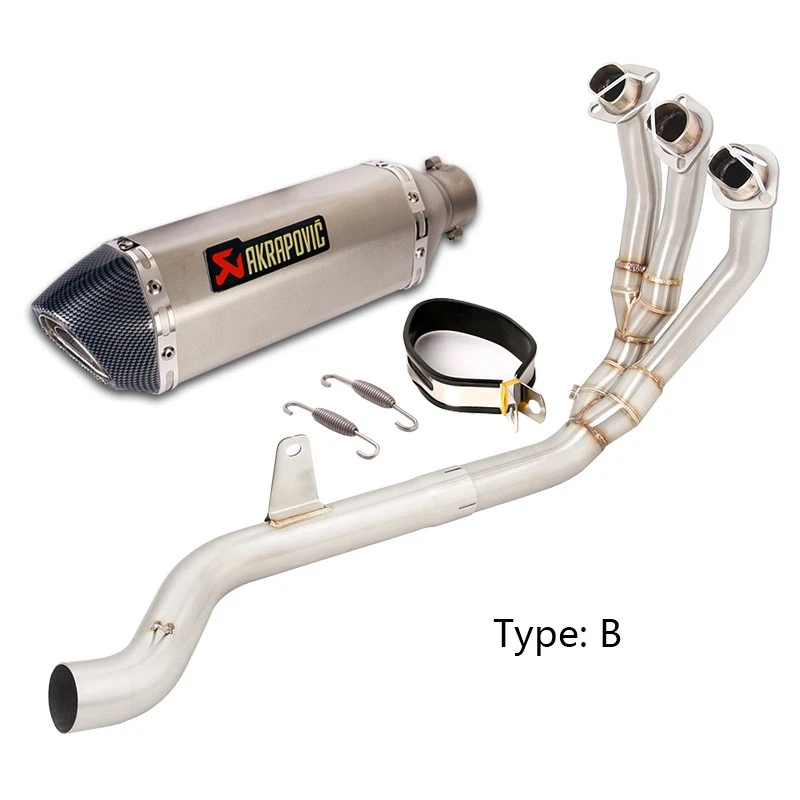 For Triumph Tiger 660 Trident 660 2021-2025 Exhaust System Header Muffler Pipe - Image 4 of 4