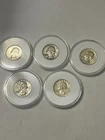 5 silver quarters Mixed Dates 90% Silver