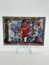 2025-26 Topps Holiday Amen Thompson Houston Rockets #H141 Silver Glitter