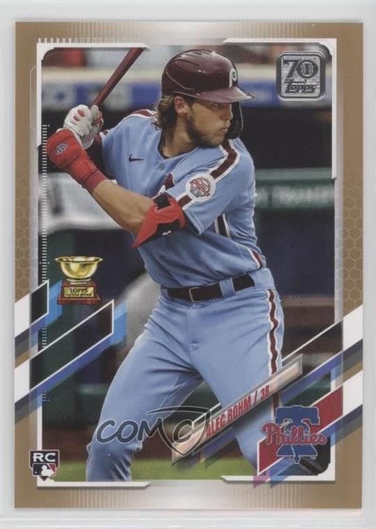 2021 Topps Gold 690/2021 Alec Bohm #277 09t6