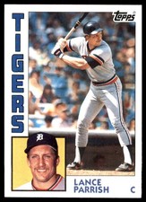 Lance Parrish 1984 Topps #640 Detroit Tigers MLB READ FREE SHIPPING AutographDen