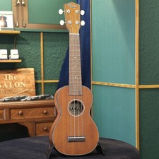 Ohana Ukuleles SK-35,All Solid Mahogany, Wood Binding Soprano Ukulele