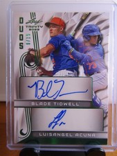 2023 Leaf Trinity Blade Tidwell Luisangel Acuna Auto 8/15 (B83) Mets