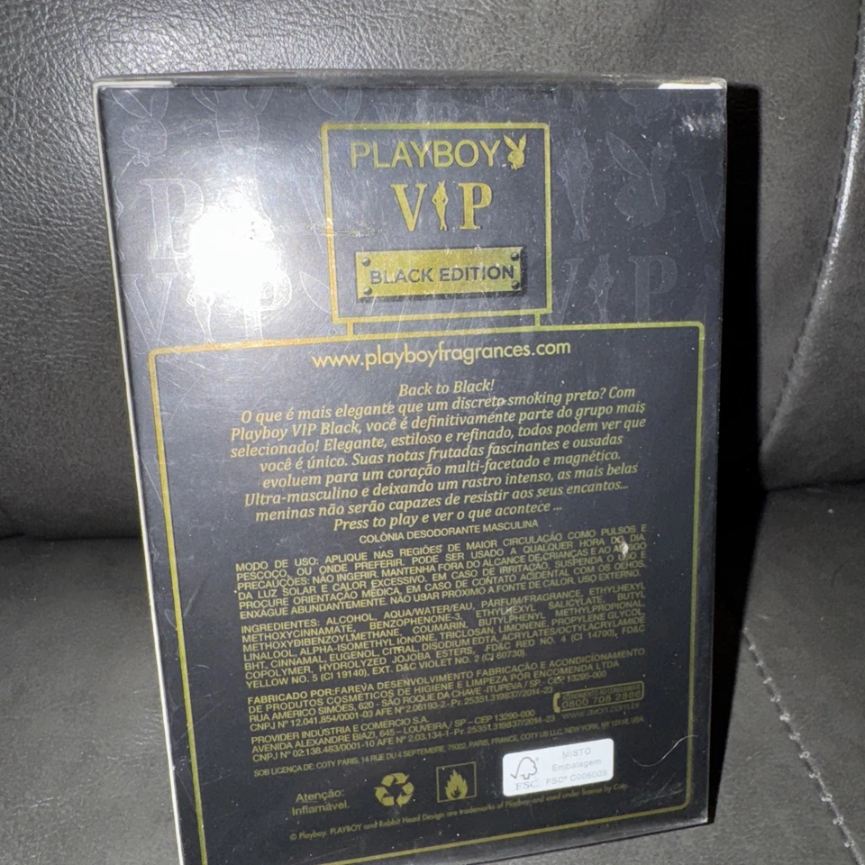 Playboy VIP Colonia Desodorante Masculina 100 ml COLONIA HOMBRE Foto 4 de 4