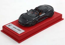 1:43 BBR Maserati Mc20 Cielo Base In Vera Pelle Nero Lucido BBRC276GBDLR MMC