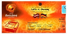 Ticket EURO 2004 #15 Lettland - Germany