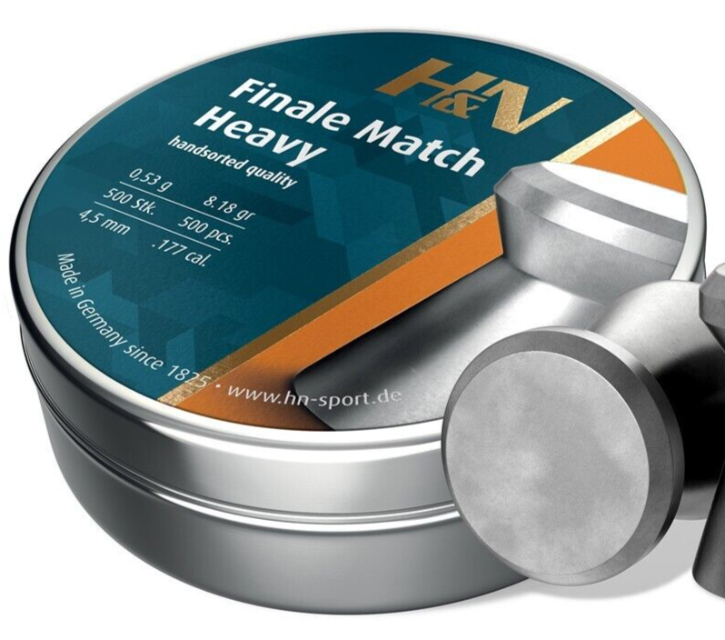 H&N Excite Hammer .177 Caliber Pellets – Domed 4.5mm – 500 Count – Made In Germany