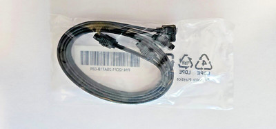 SATA 3 Kabel 6Gbps 40cm Datenkabel schwarz - 2er Pack OEM