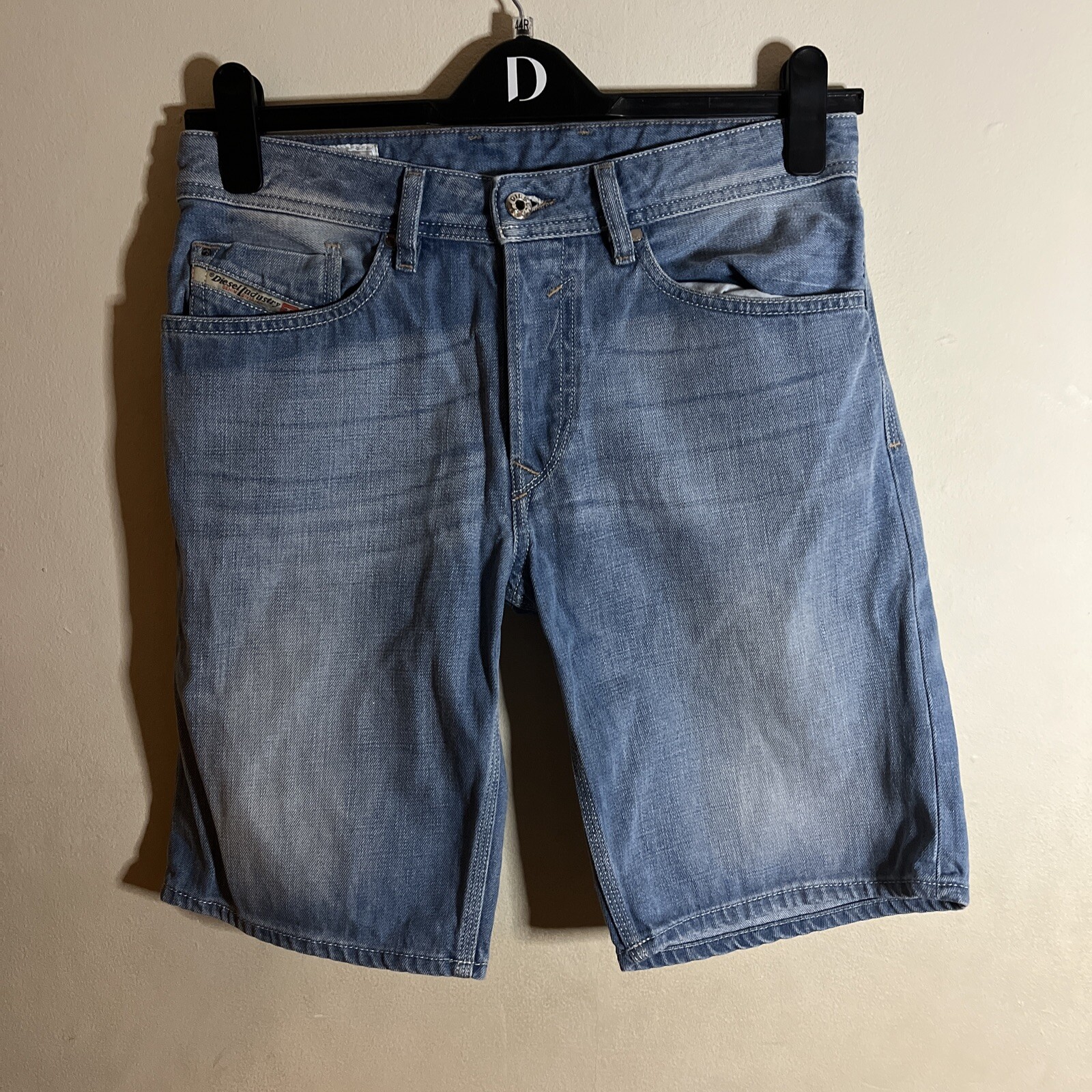Diesel Industry Mens Denim Jeans Shorts 29” Waist Gem