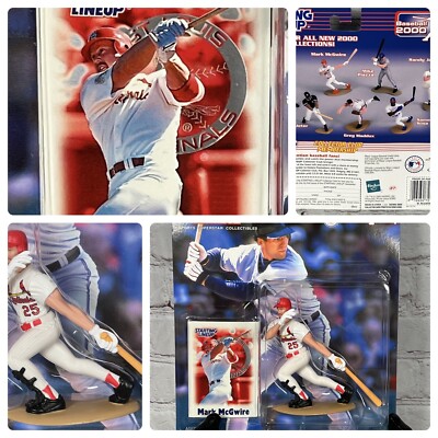 Start Aufstellung 2000 Marke Mcgwire St.Louis Cardinals Mit Shin Schutz Nip Vtg