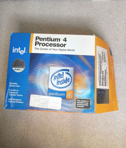 NIB INTEL PENTIUM 4 CPU 2.80cGHz 512KB L2 CACHE SYS.BUS 533MHZ PGA ...