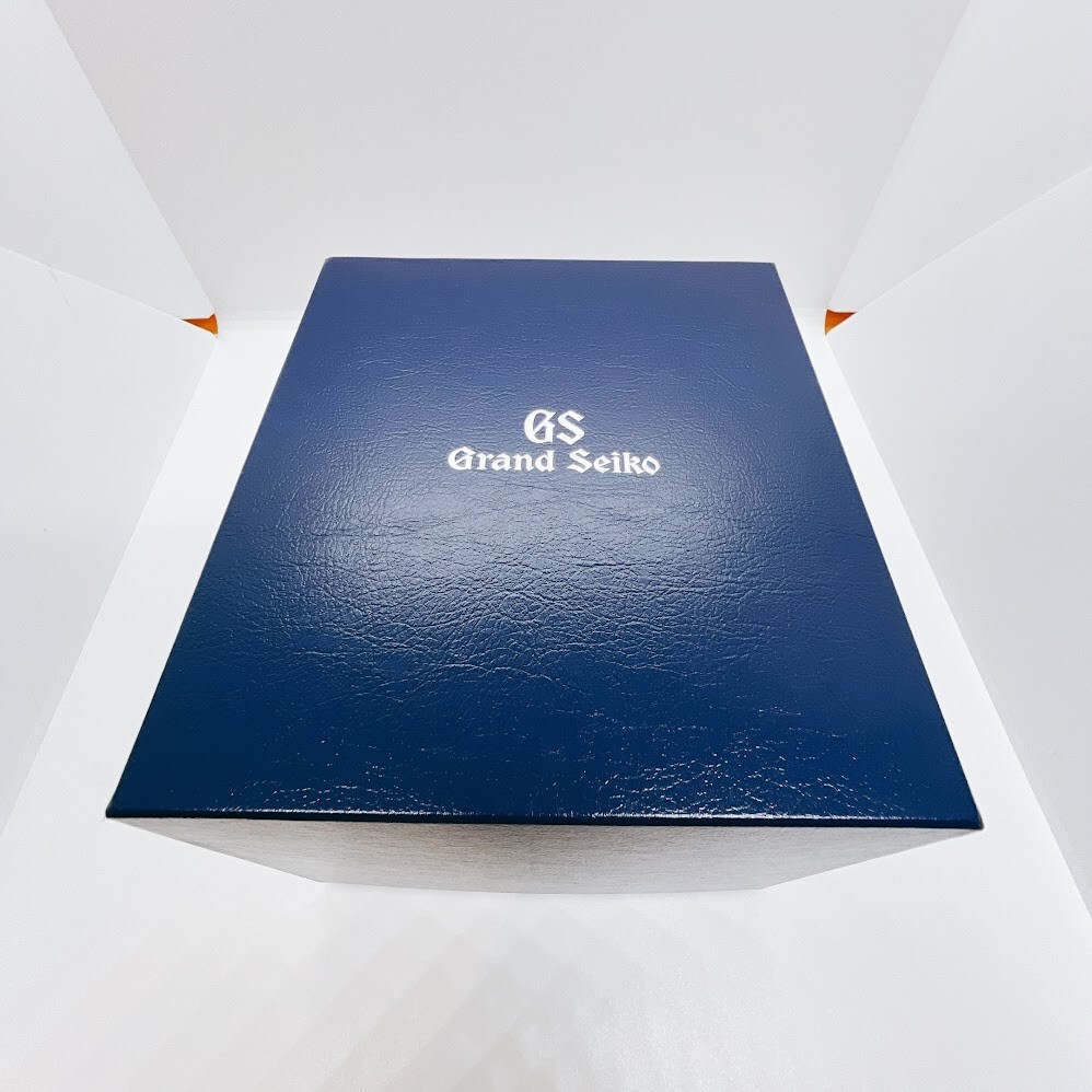 Grand Seiko Genuine Empty Box Watch Travel Pouch Blue From Japan