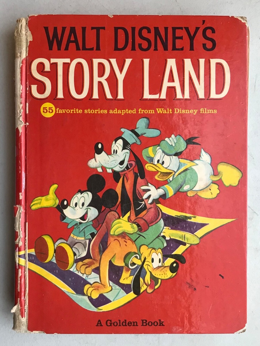 洋書 WALT DISNEY'S STORY LAND WALT DISNEY'S STORY LAND A Golden Book Seventh Printing 1970