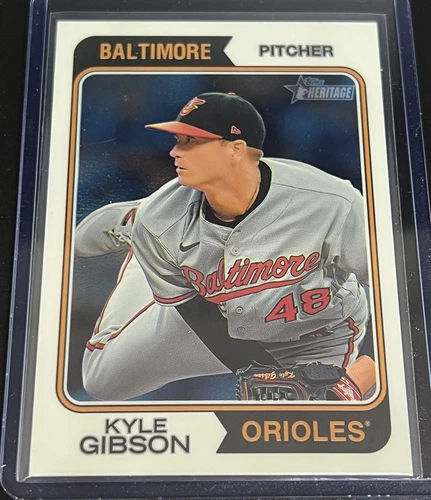 2023 Topps Heritage High Number - Chrome #654 Kyle Gibson /999 - Orioles !