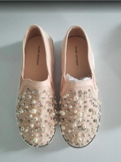 Stuart weitzman cheap embellished sneaker