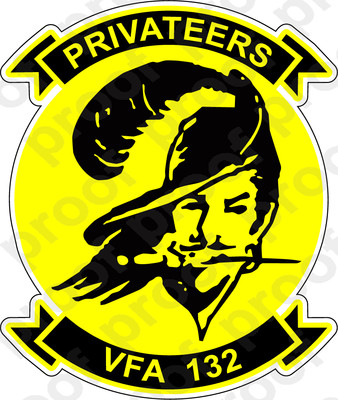 STICKER USN VFA 132 Privateers | eBay