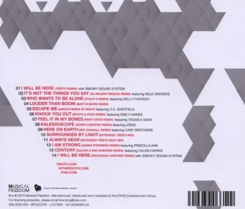 Kaleidoscope: Remixed Tiësto Musical Freedom CD New Inc Rare Avicii Remix