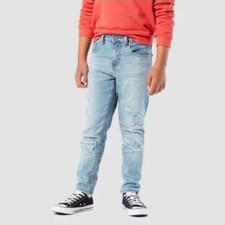 NWT Boy's Denizen by Levi's Distressed Taper Fit Jeans, Size 14 Reg