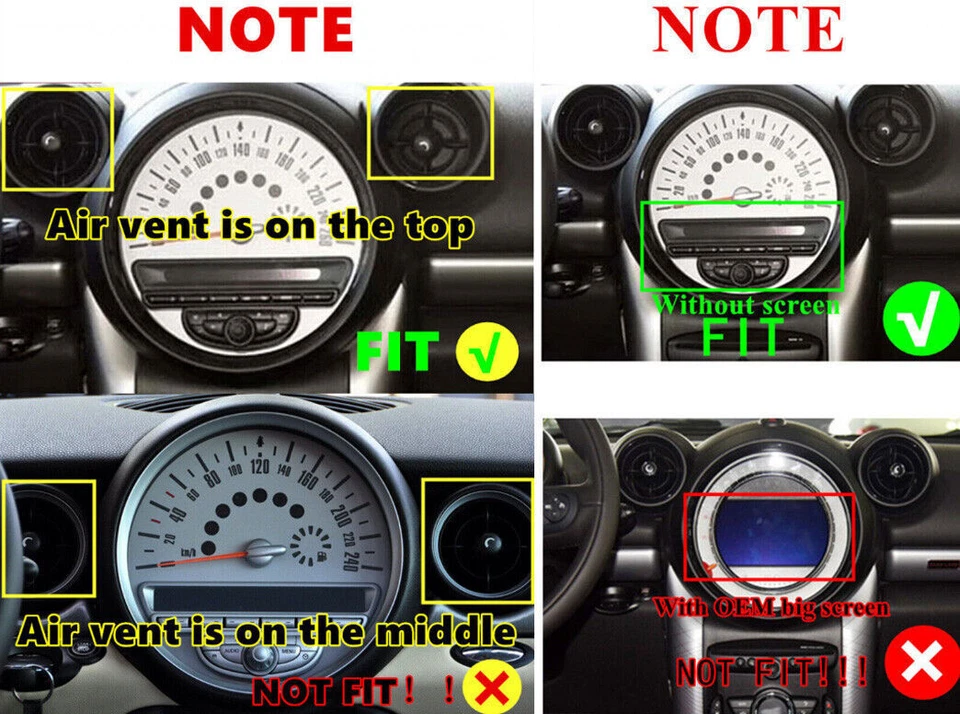 For Mini Cooper Countryman 2011-2016 Paceman Android Radio Carplay GPS Head Unit Foto 2 de 4