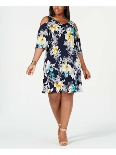 navy blue work dress