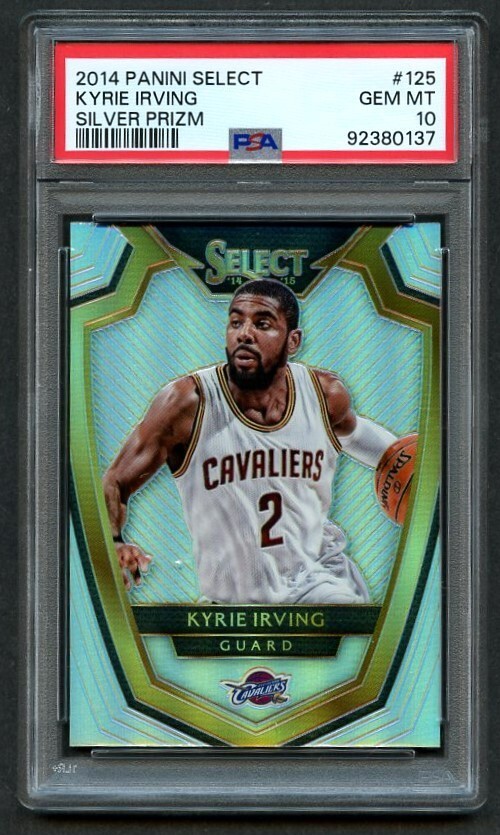 2014-15 Panini Select Silver Prizm KYRIE IRVING #125 PSA 10 GEM MT Low Pop