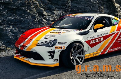 Toyota GT86 Front Wide Fender flares for Wisefab fit +100mm v9
