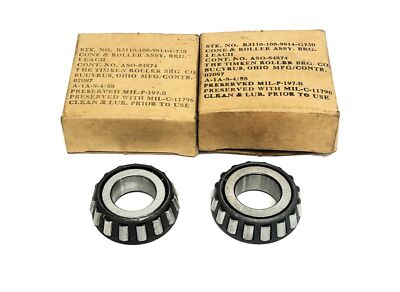 Timken Tapered Roller Bearing Cone 07087 [Lot of 2] NOS