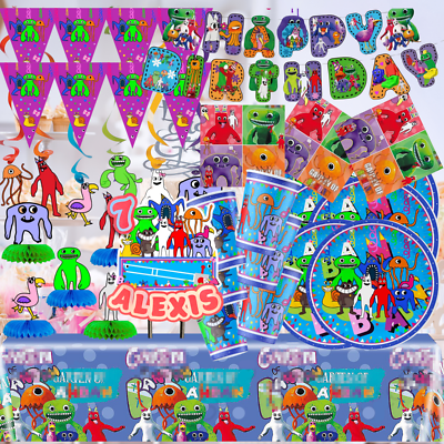garten banban cup plate Party Supplies happy birthday centerpiece
