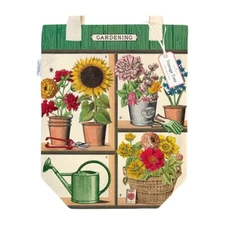 Cavallini & Co., "Gardening" Heavyweight Cotton Canvas Tote / Shopping Bag