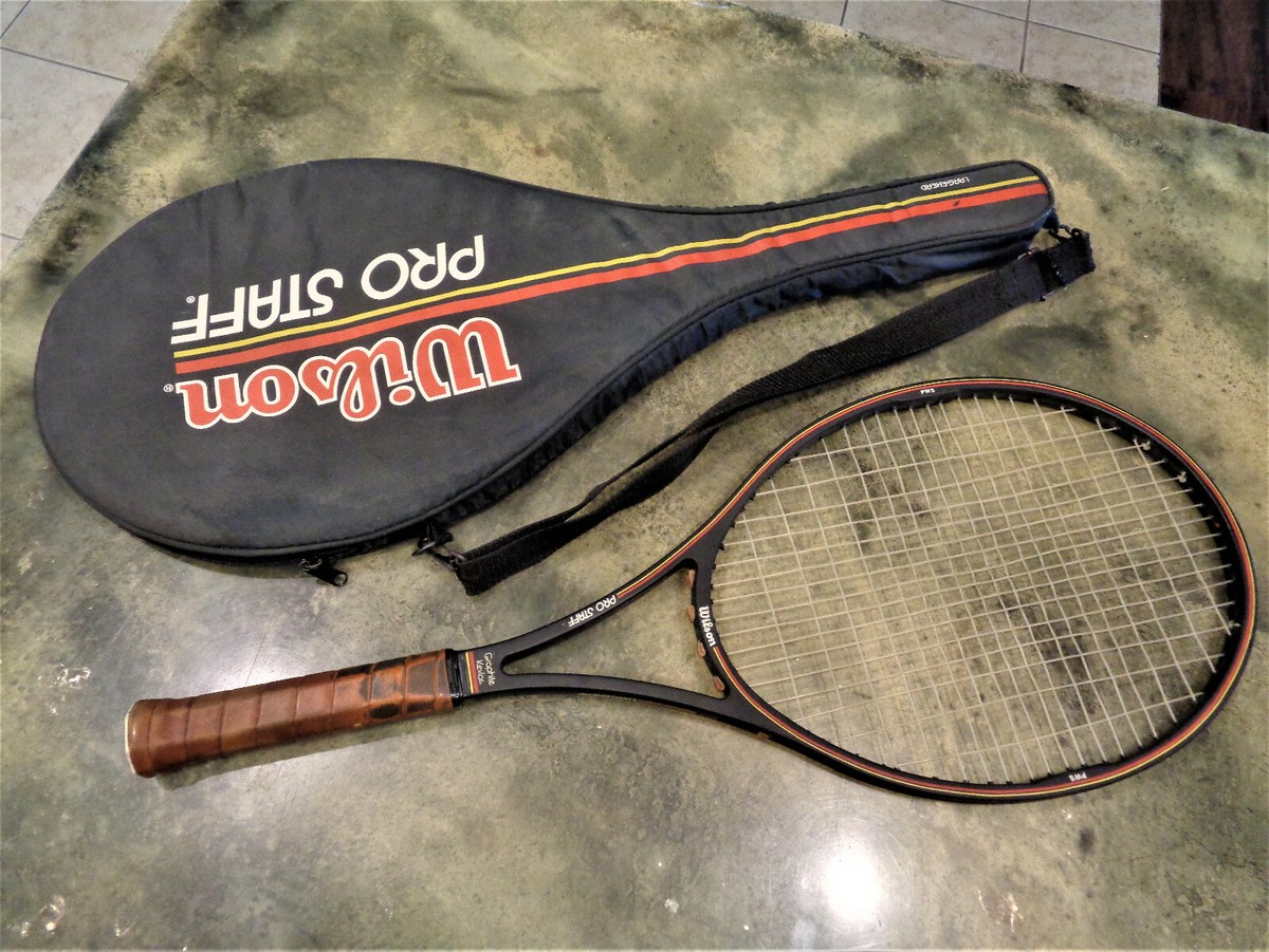 Vintage Wilson St. Vincent GWI Pro Staff Largehead Tennis Vintage Wilson St. Vincent GWI Pro Staff Largehead Tennis
