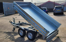 8 x 5 ft Tipper TIPPING HYDRAULIC Trailer Twin Axle  BRAND NEW 2700KG £3291+vat